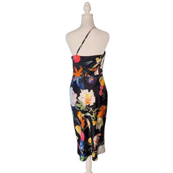 NWT GUESS Women's Eco One Shoulder Cindy Dress Floral Size 6 MSRP $138 - Picture 4 of 9
